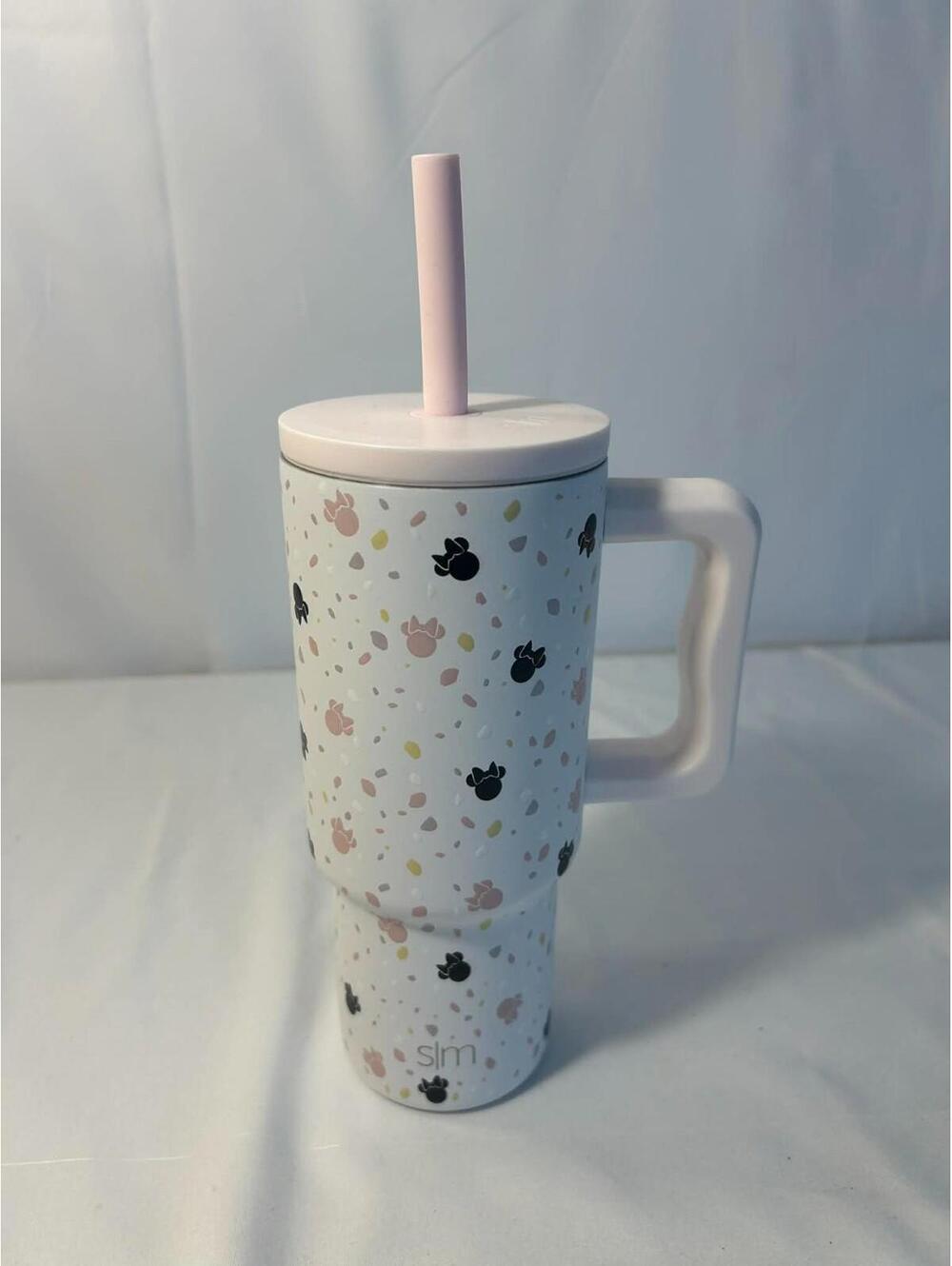 Simple Modern 24oz Trek Tumbler with Handle & Straw Terrazzo Paw Print